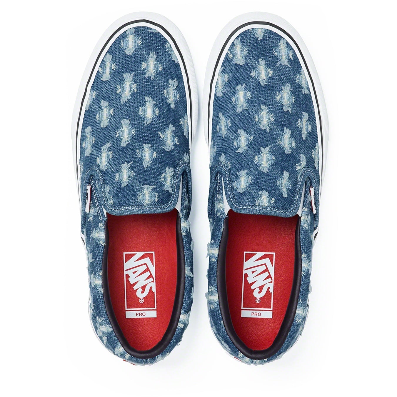 Supreme®/Vans® Hole Punch Denim Slip-On Pro view 2